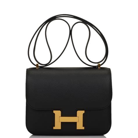 hermes constance 18 black epsom|Hermes Constance 18 Black Epsom Gold Hardware.